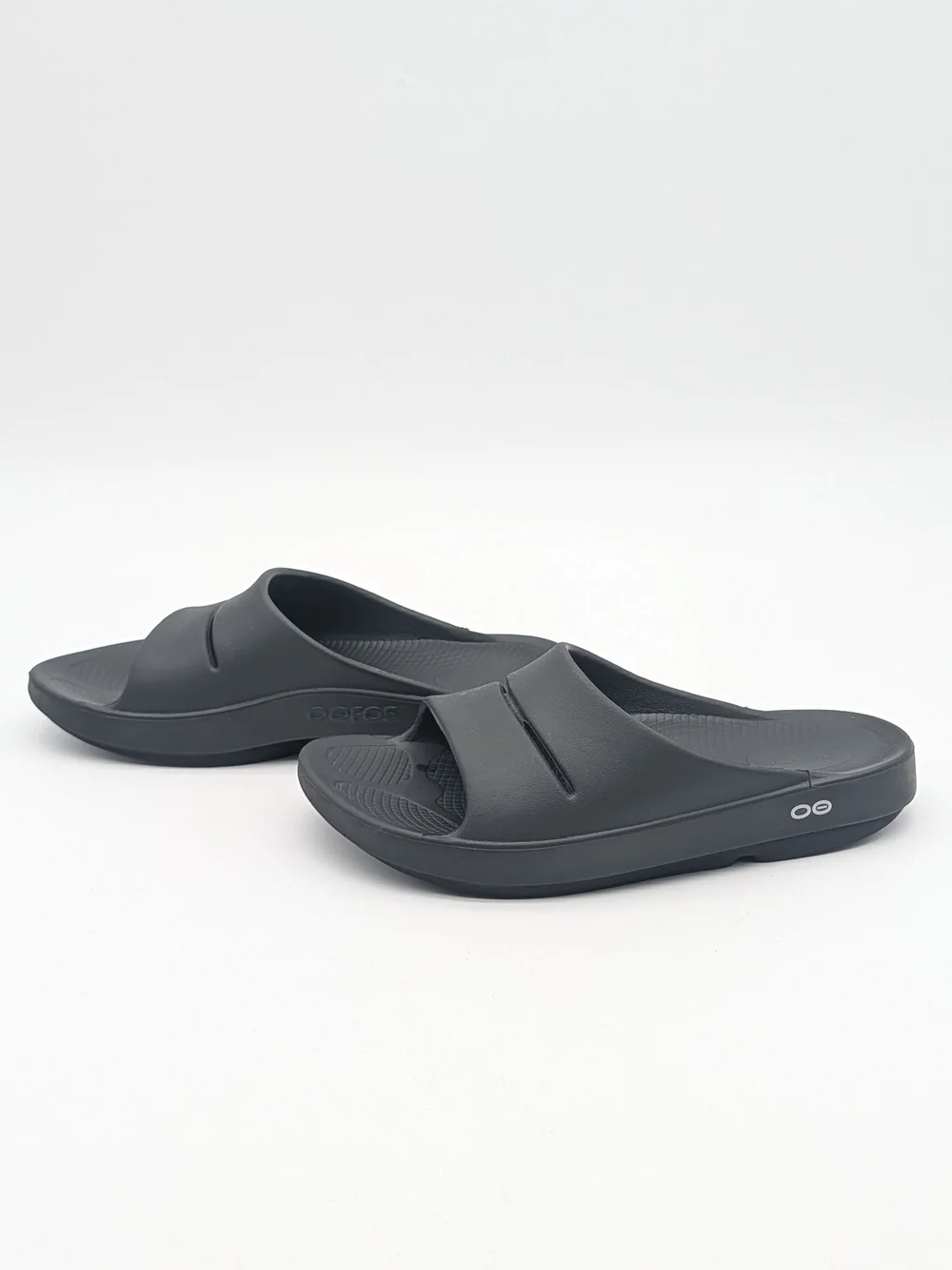 OOFOS OOahh Men's Black Slide Sandals Slip-On Cushioned Lightweight M7-W9